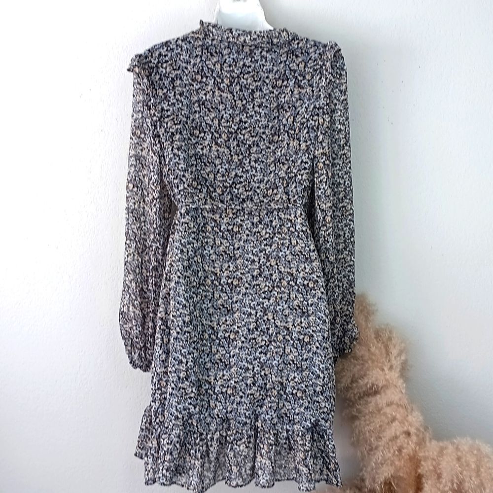mittoshop Black and White Floral Mini Dress - Picture 8 of 13